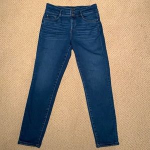 Ann Taylor high waisted skinny jeans sz 10 medium blue